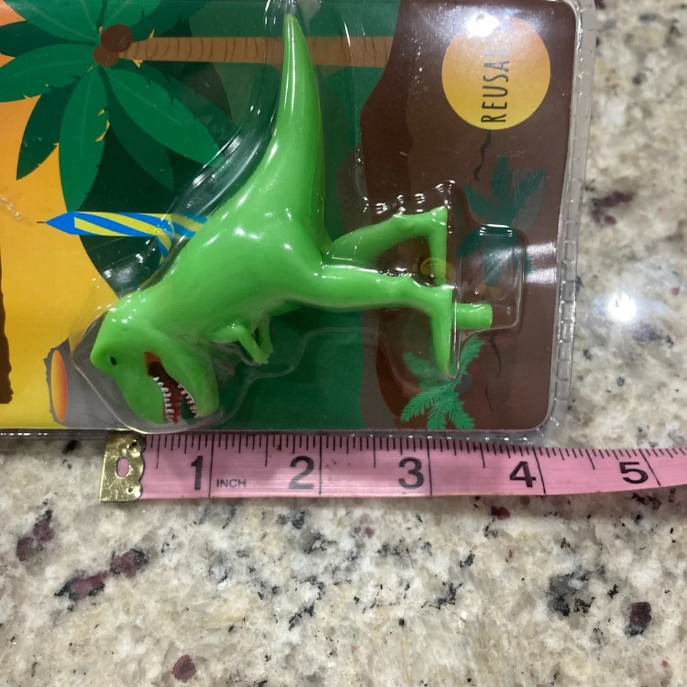 T-Rex dinosaur reusable candle holder new in package